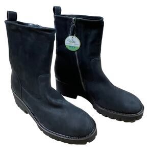 Paul Green 9017-052 Ankle Boots Black Suede Women's Size 6.5 (US 9) NWOB